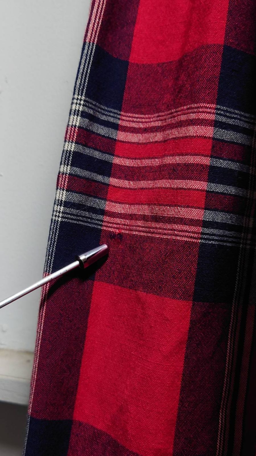 50-60’s PENDLETON VIRGIN WOOL” タータンチェック フ スカート M相当 TALONジップ