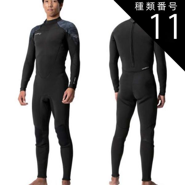 種類11：ブラック/ブラック/MLB 【O'NEILL/オニール】スーパーフリーク メンズ フルスーツ WSS-106A4 3×2ｍｍ ウェットスーツ ウエットスーツ