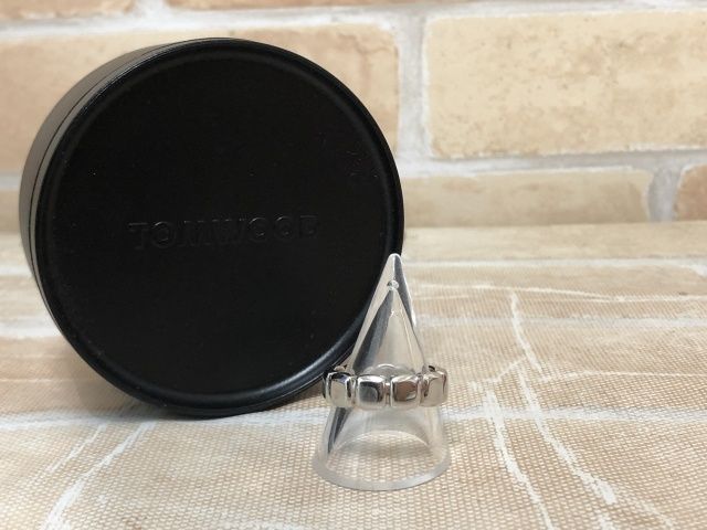 ケース有 TOM WOOD トムウッド Joe Ring 指輪 シルバー 111438525