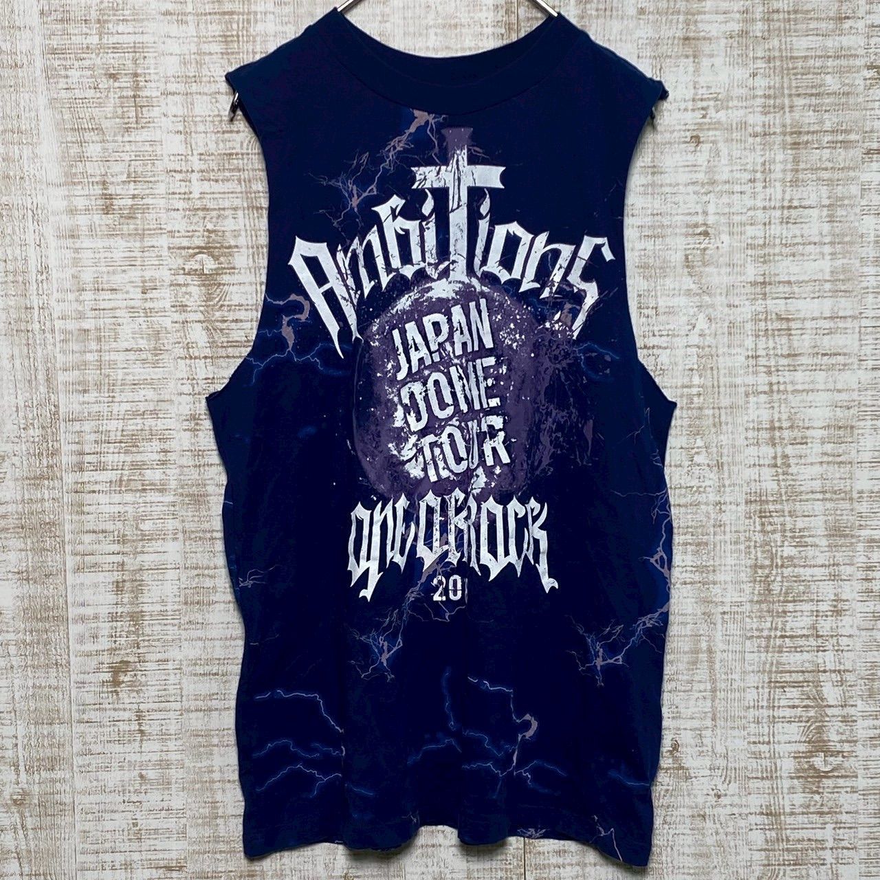 ワンオクツアー公式グッズ　タンクトップ ONE OK ROCK (ワンオクロック) タンクトップ SIZE M ブラック
