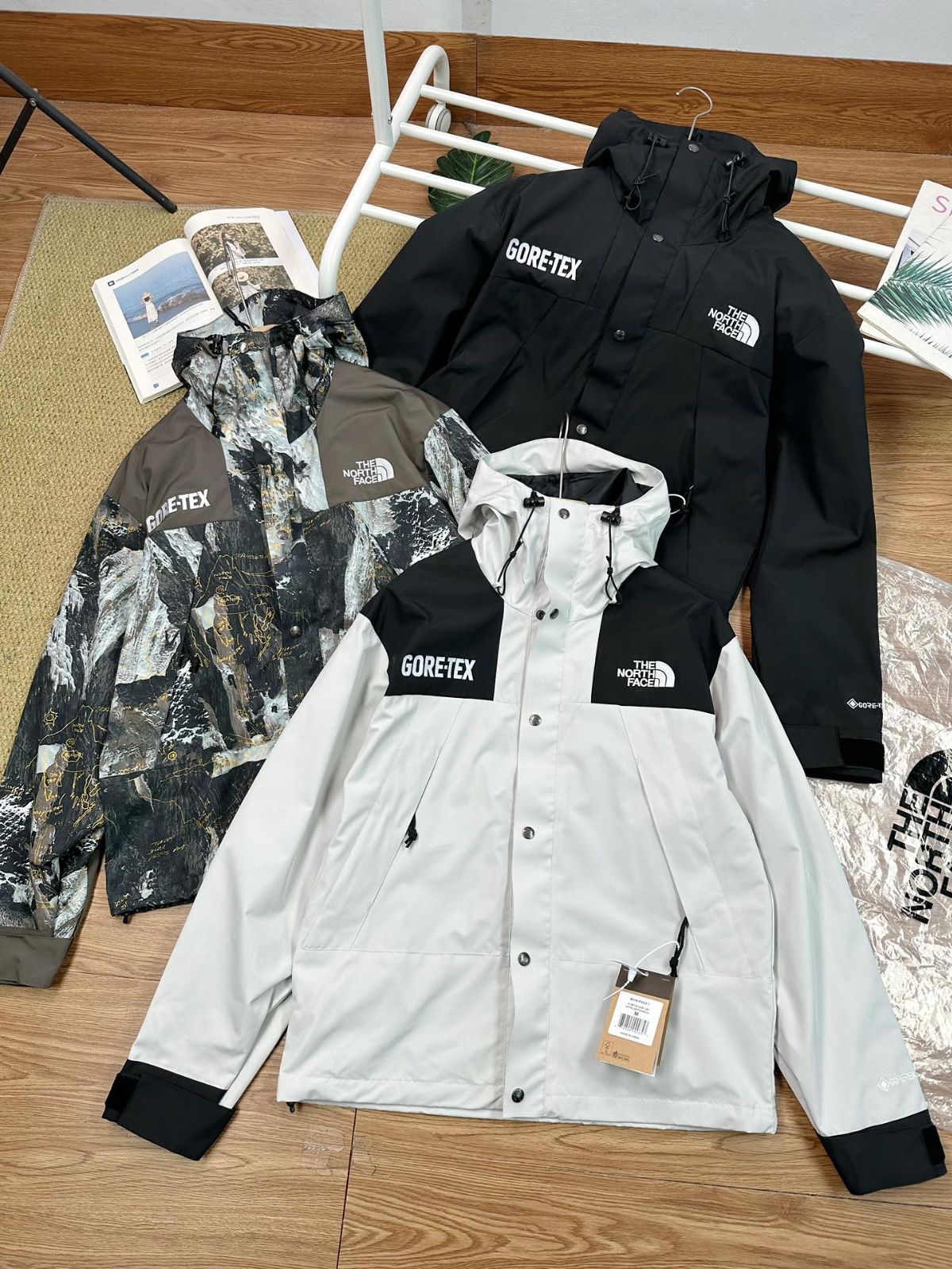 ザ ノース フェイス The North Face UE ライダージャケット GORETEX 防水アウトドアライダージャケット 男女兼用 -WTO輸入1