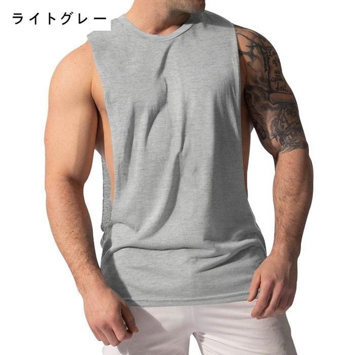 タンクトップ メンズ トレーニングウェア ノースリーブ ジム