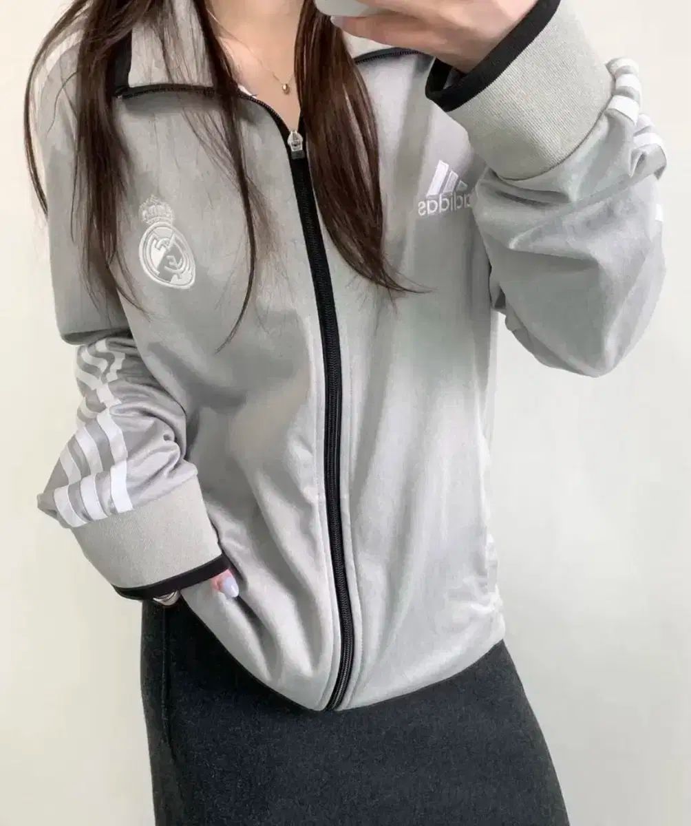 *今日まで * キャプテン adidas アディダス ル マドリード グレー ジャージ ジップアップ