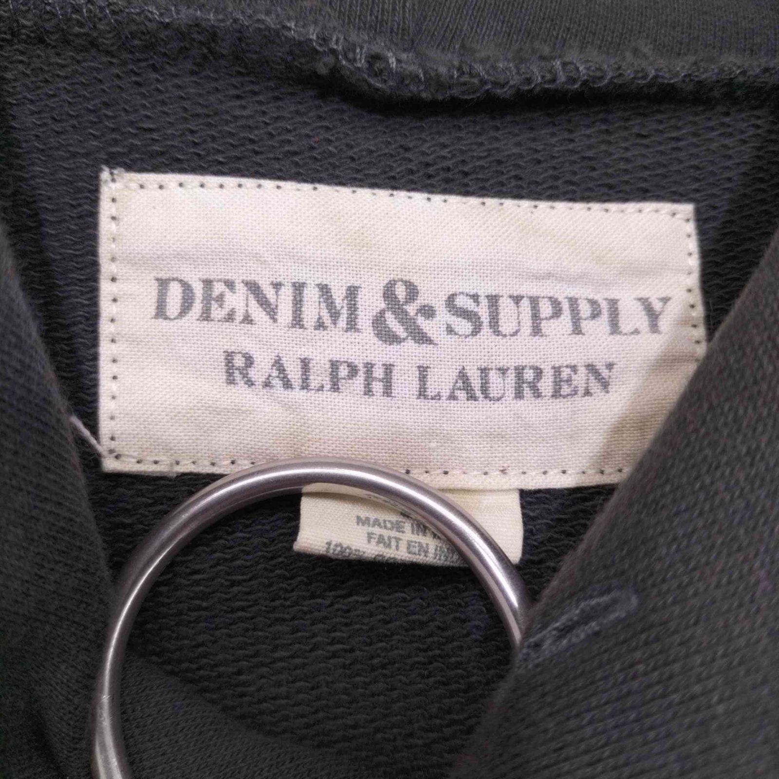 デニムアンドサプライ ラルフローレン DENIM & SUPPLY RALPH LAUREN ロゴ刺繍 プルオーバーパーカー メンズ import：S 