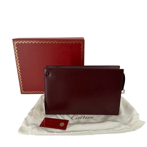 カルティエ マストライン セカンドバッグ クラッチバッグ レザー