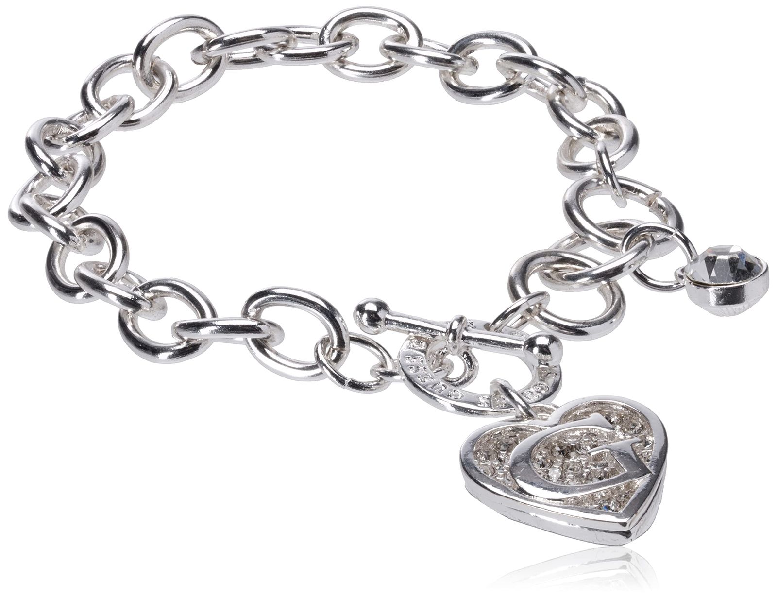 Tiffany ハート シルバー チェーンブレスレット ハートチャーム