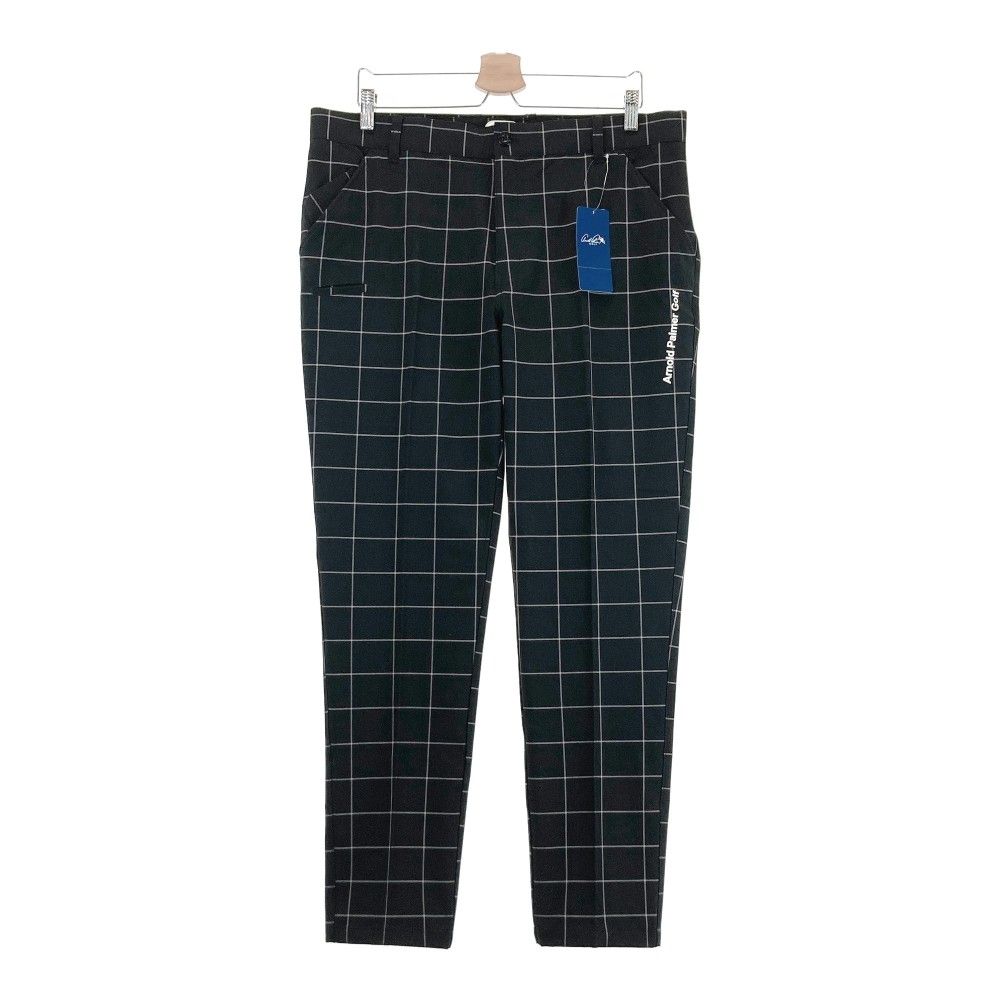 サイズ：94 ARNOLD PALMER(SS) アーノルドパーマー  ストレッチパンツ チェック柄 ブラック系 [240101314766] ゴルフウェア メンズ ストスト