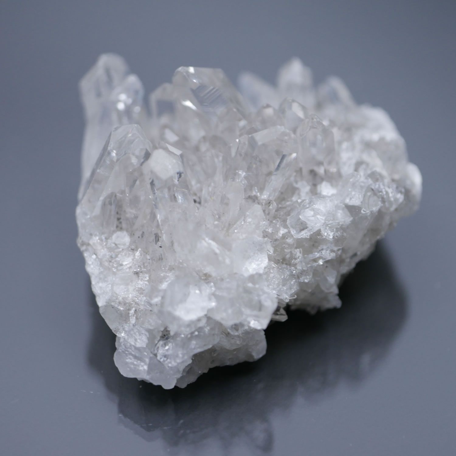 四川省産 菊花水晶 クラスター 1点物 約57g（レインボー部分あり