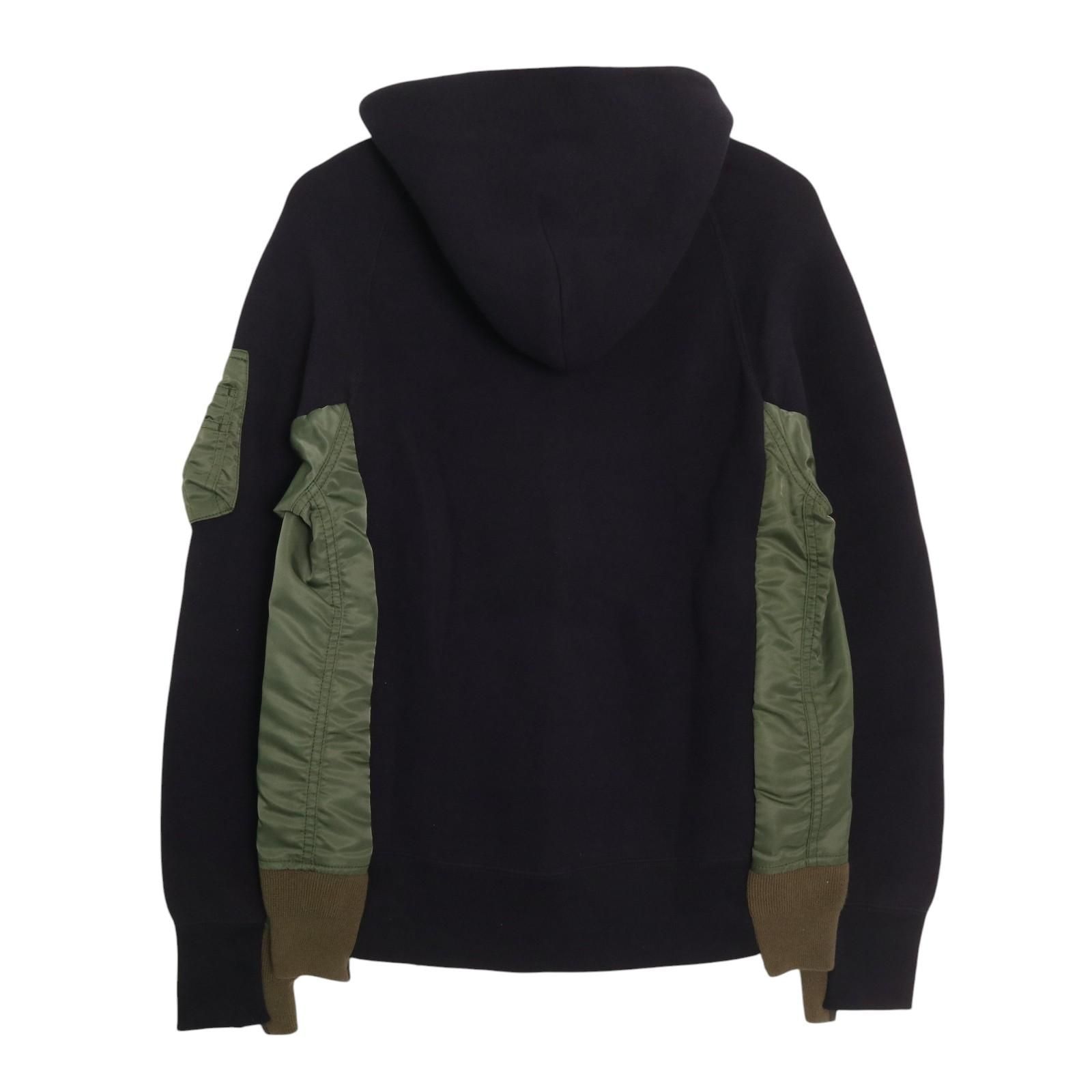 sacai / Sponge Sweat x MA-1 Hoodie サカイ 異素材切り替え スウェット パーカー フーディ SCM-033 表記サイズ1  【2412】 - メルカリ