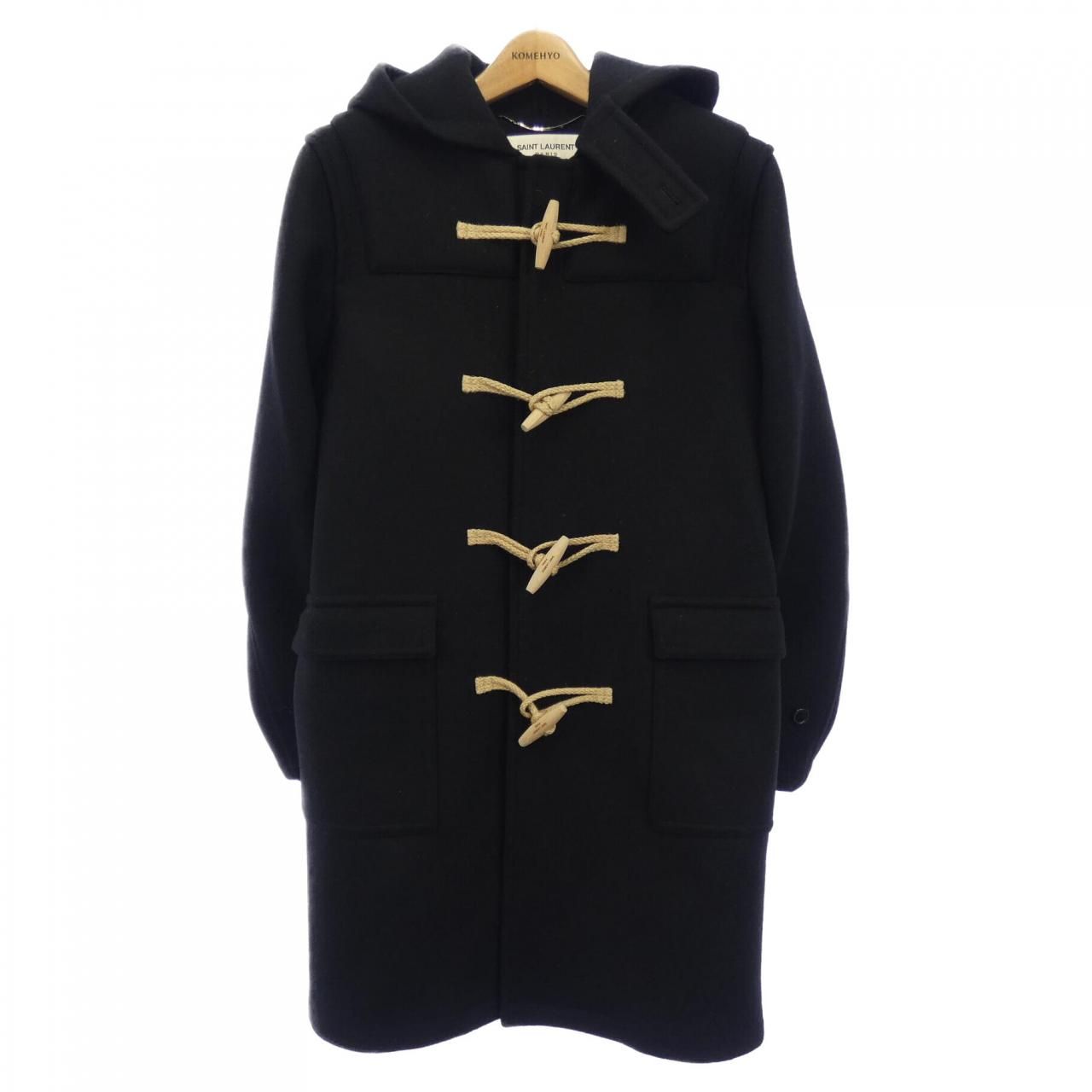 SAINT LAURENT ダッフルコート ベージュ Yahoo!オークション -「サンローラン ダッフル」の落札相場