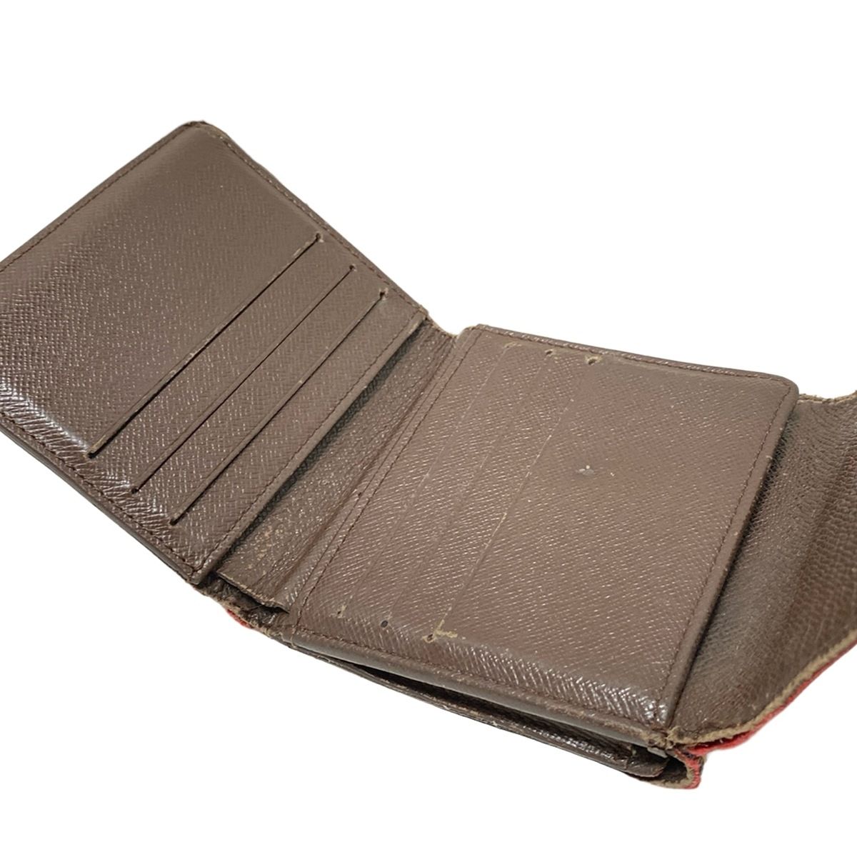 LOUIS VUITTON(ルイヴィトン) Wホック財布 ダミエ ポルトモネ