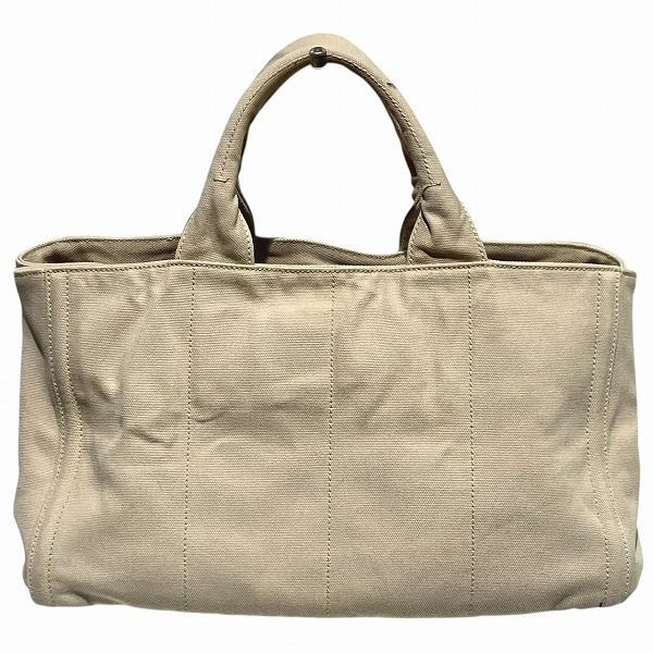 PRADA プラダ ビジュースタッズ カナパ M トートバッグ ベージュ プラダ カナパ トートM ベージュ×ビジュースタッズ バッグ