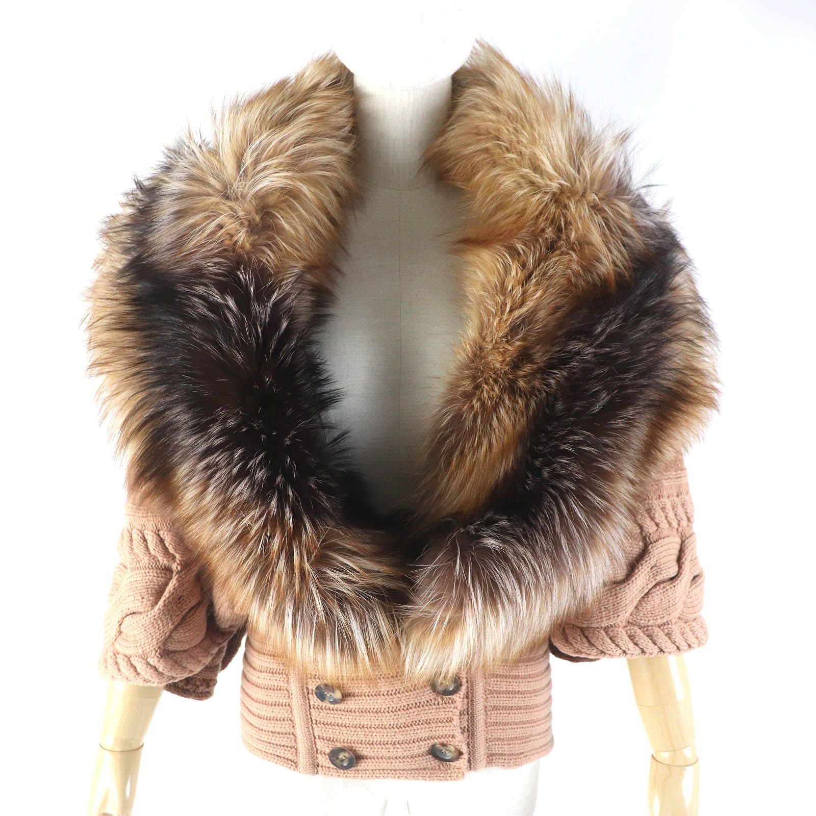 【フェラガモ】ラパンファーポンチョ フェラガモ】ラパンファーポンチョ フェラガモ】ラパンファー