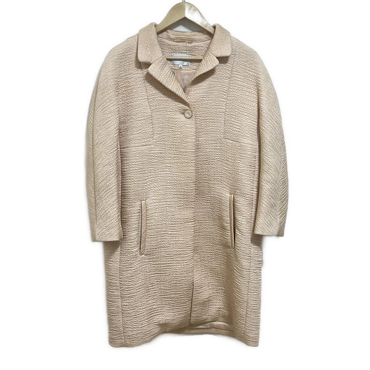 CARVEN カルヴェン コート サイズ34 S レディース - ピンクベージュ 長袖|キルティング|秋|冬