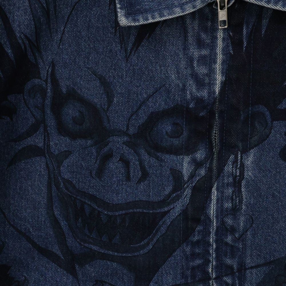 パレススケートボードズ DEATHNOTEデスノート デニムジャケット XL Palace Skateboards (パレススケートボーズ) 25SS ×DEATH NOTE