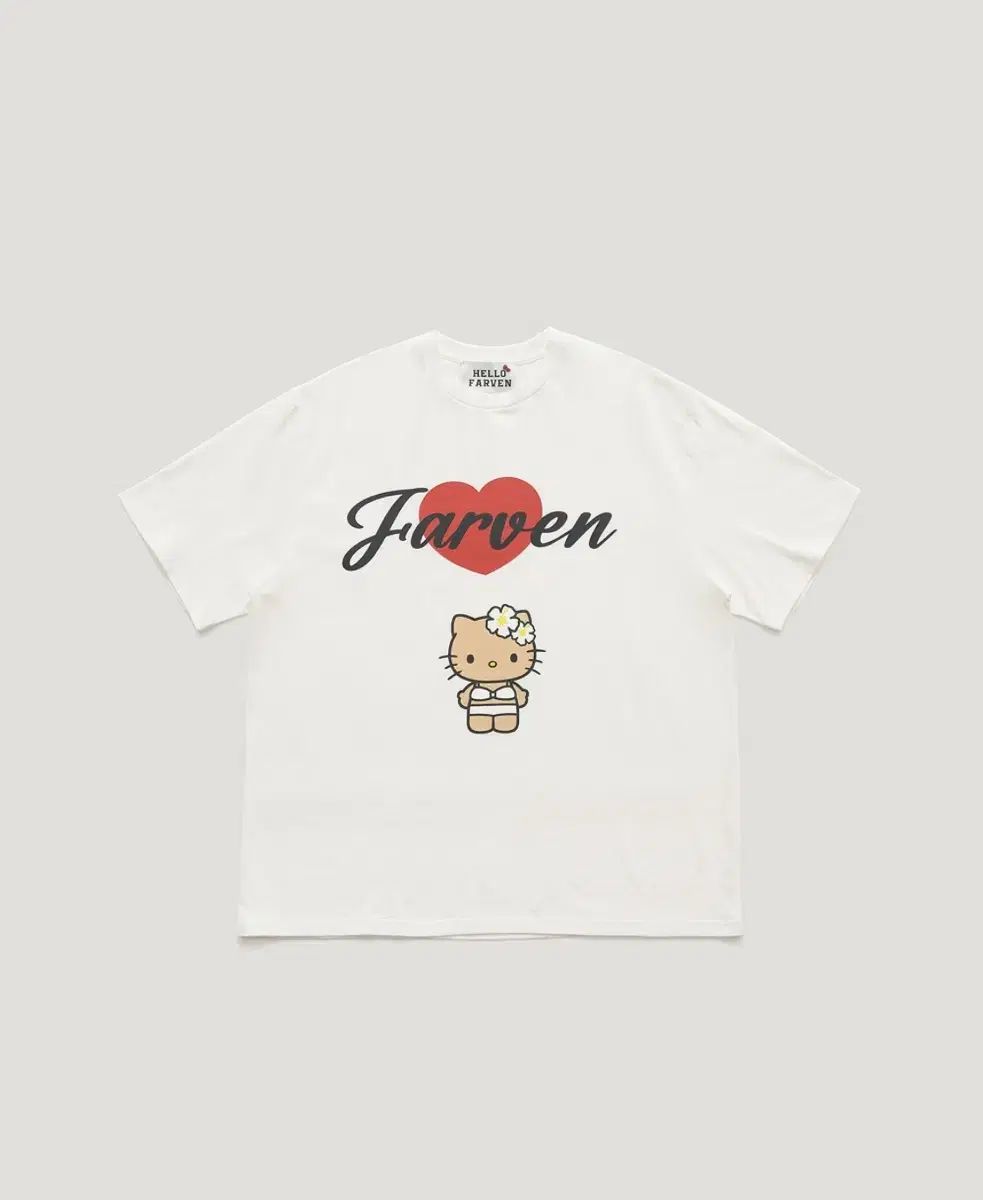 パーベン 日焼け こんにちは キティ Tシャツ 白