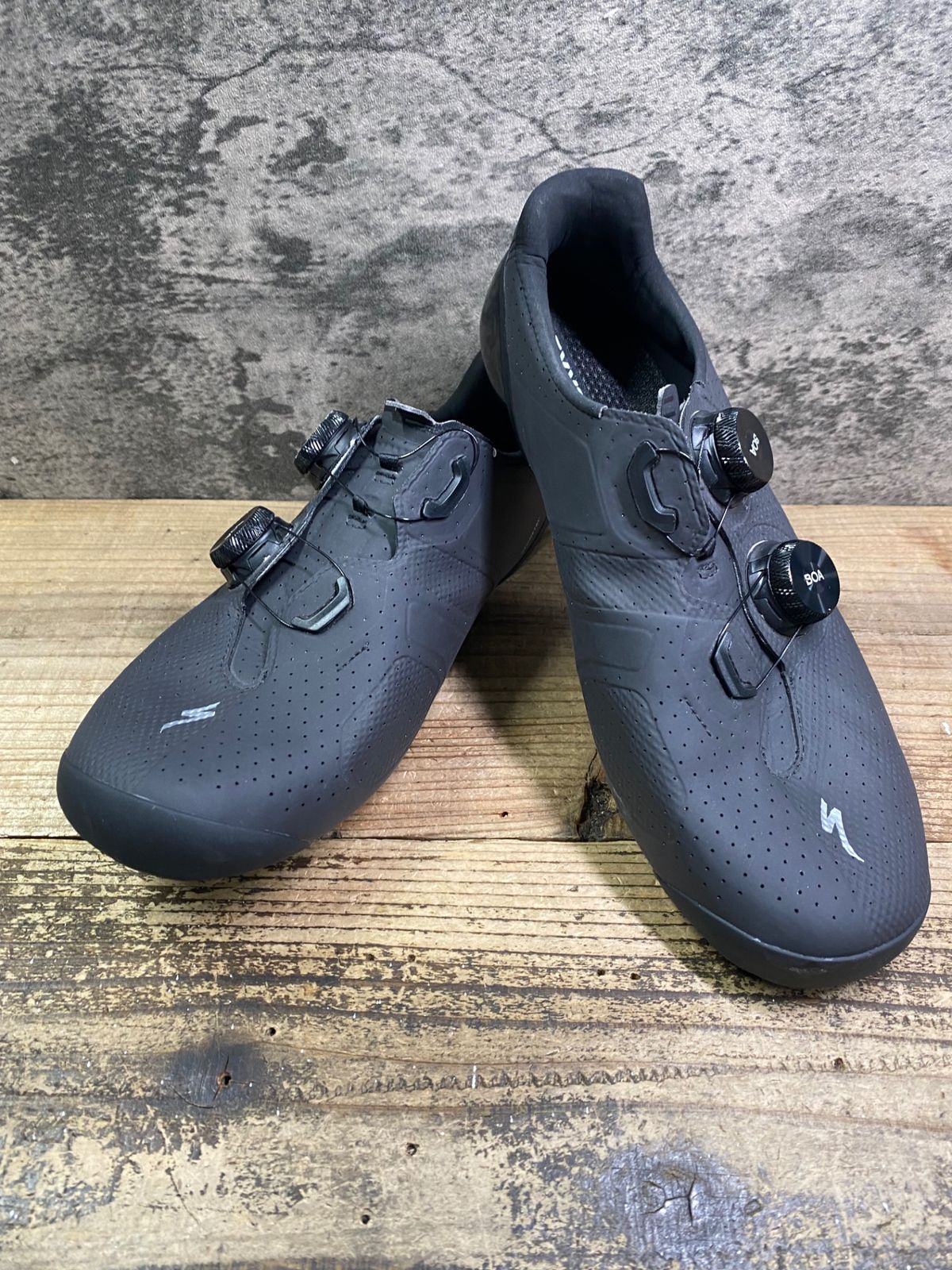 JJ213 スペシャライズド SPECIALIZED エスワークス S-WORKS TORCH WIDE 3穴 ビンディングシューズ EU40 黒