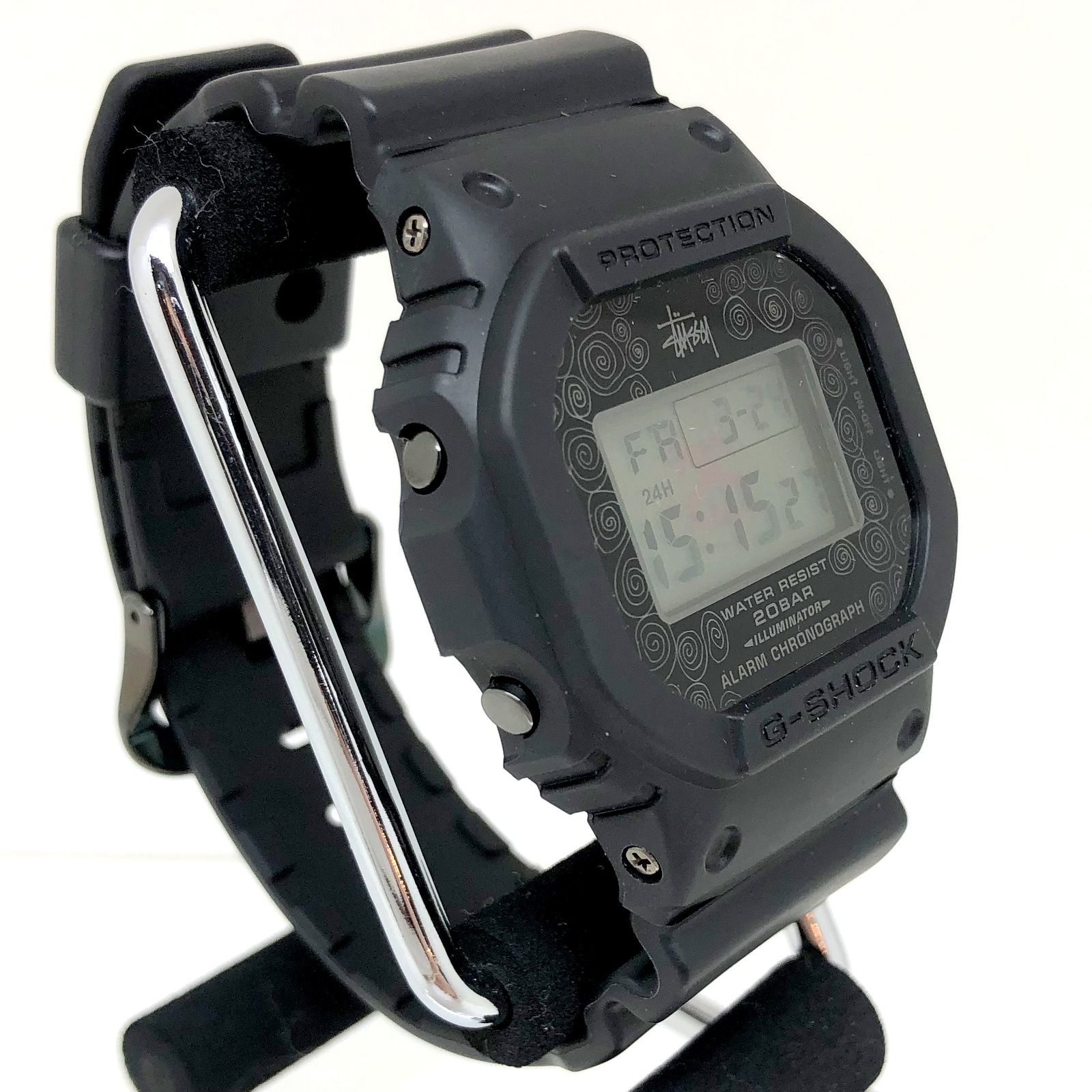 G-SHOCK 腕時計 DW-5000ST-1JR STUSSYコラボ 25周年 - USED MARKET