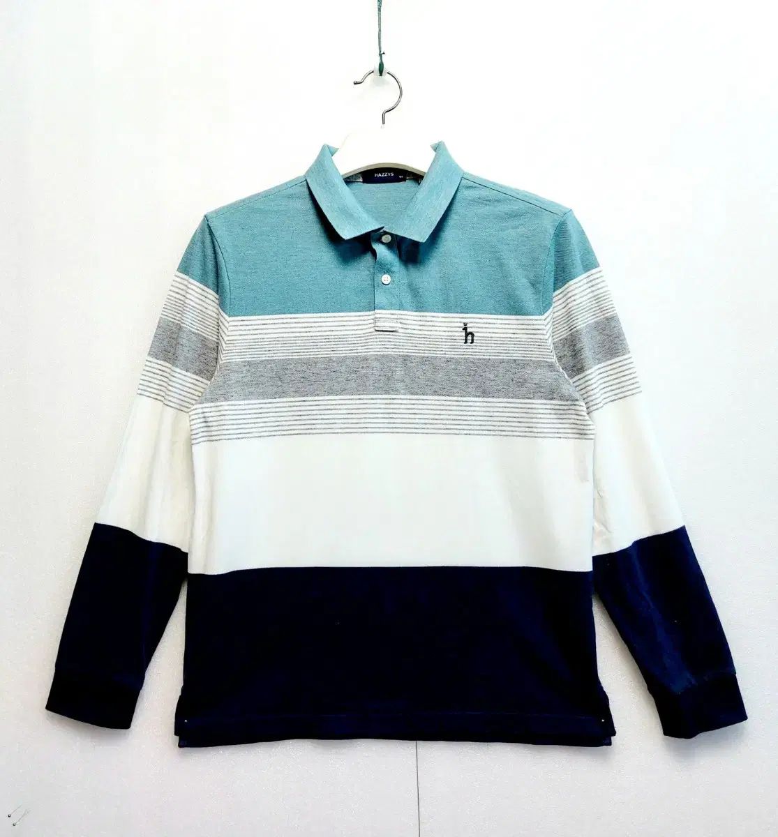 HAZZYS(へジス) 男性用長袖Tシャツ 105 ポロ ポロTシャツ