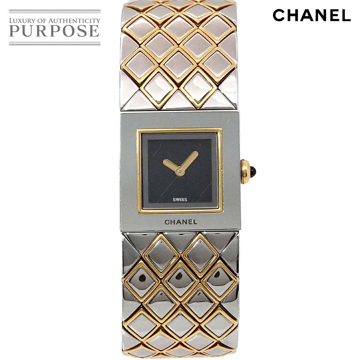 シャネル CHANEL マトラッセ コンビ H0475 ヴィンテージ レディース