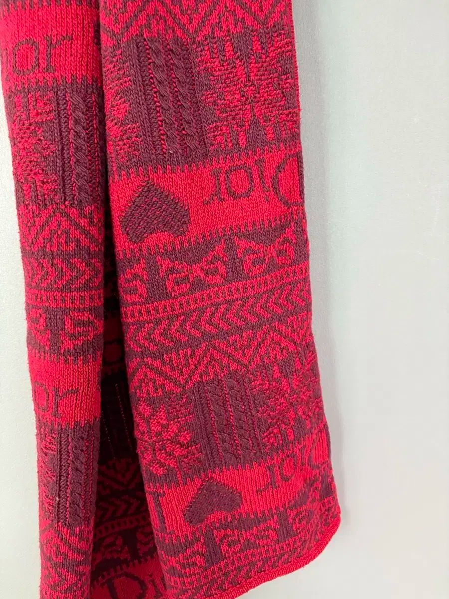 クリスチャン ディオール レッド ハート マフラー