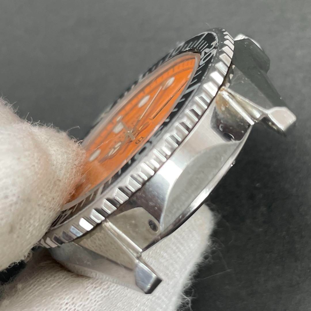 CITIZEN クリストロン オレンジ文字盤 4-212461 ダイバーズ