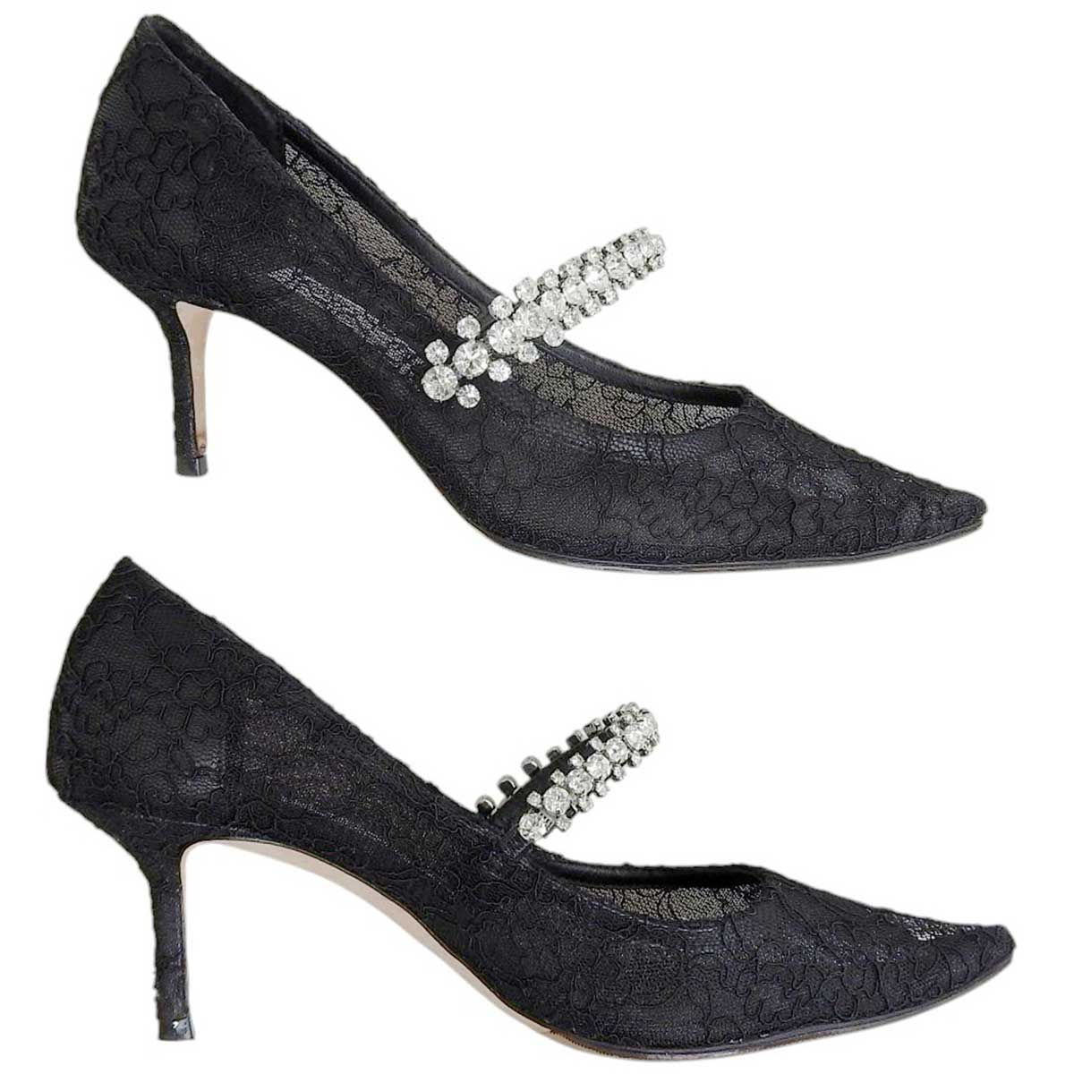 Jimmy Choo ジミーチュウ　ミュール　パンプス　ハイヒール　クリスタル Crystal Pumps |クリスタル パンプス | ジミー チュウ