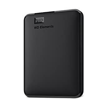 【中古】WD HDD ポータブルハードディスク 2TB WD Elements Portable WDBU6Y0020BBK-EESN USB3.0/3年保証