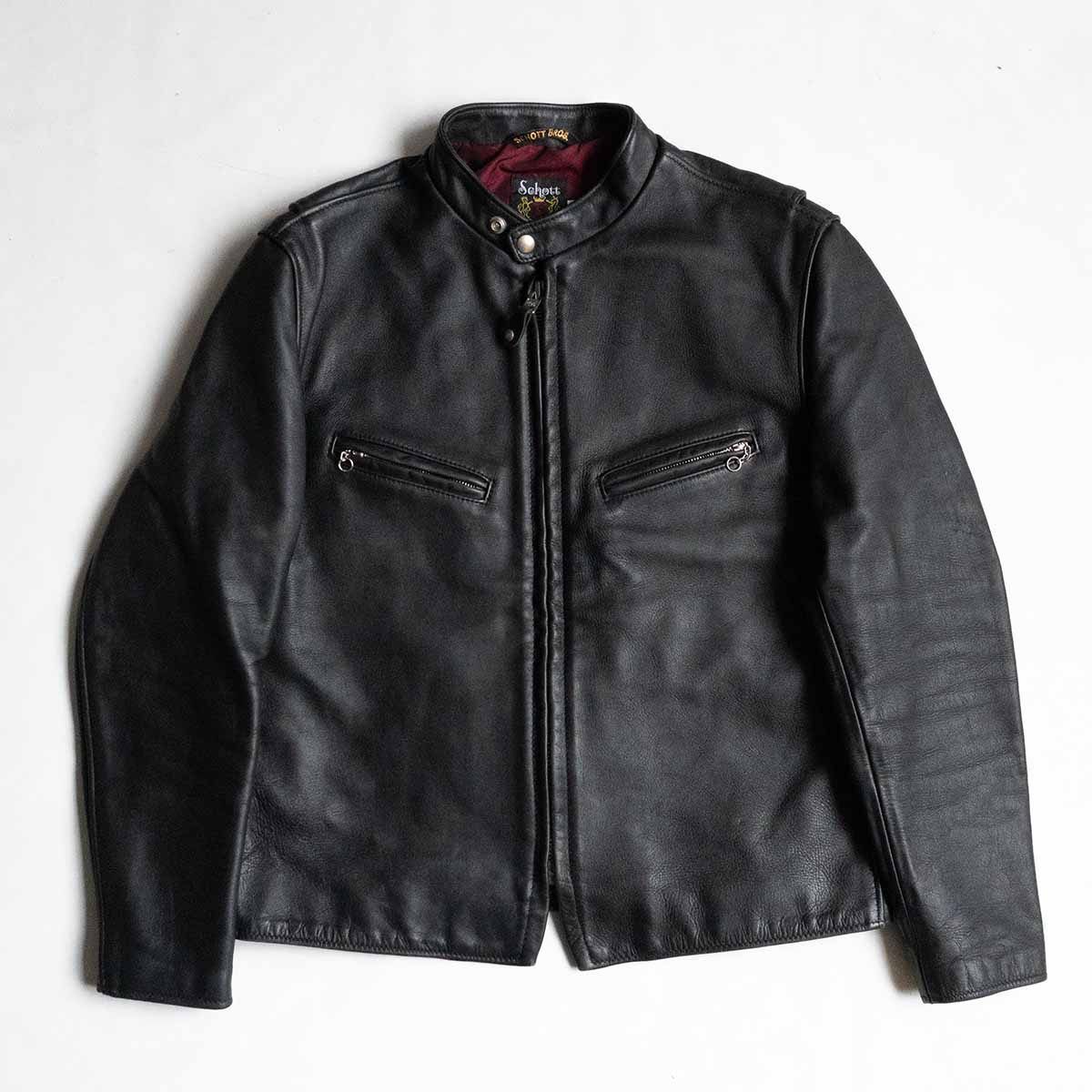 美品/ビッグサイズ】SCHOTT【641XX/シングルライダースジャケット】42 