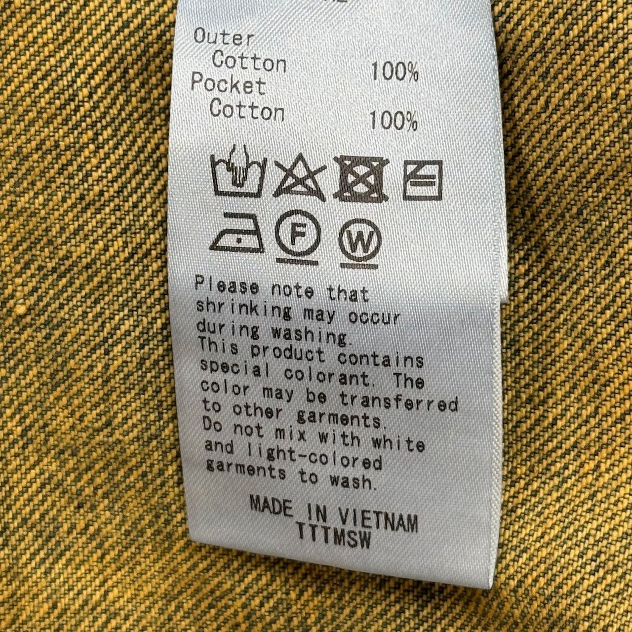 参考上代110000円 未使用品 TTT MSW 24SS Hooded denim jacket 