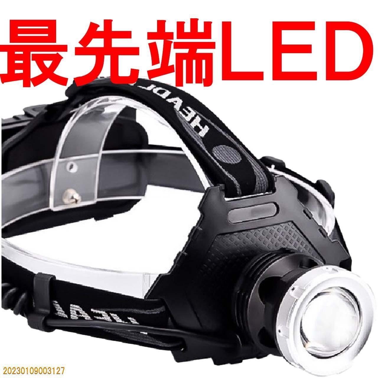 話題の行列 驚愕LEDヘッドライトセット黒赤XHP50 70 90 CREE以上C17982