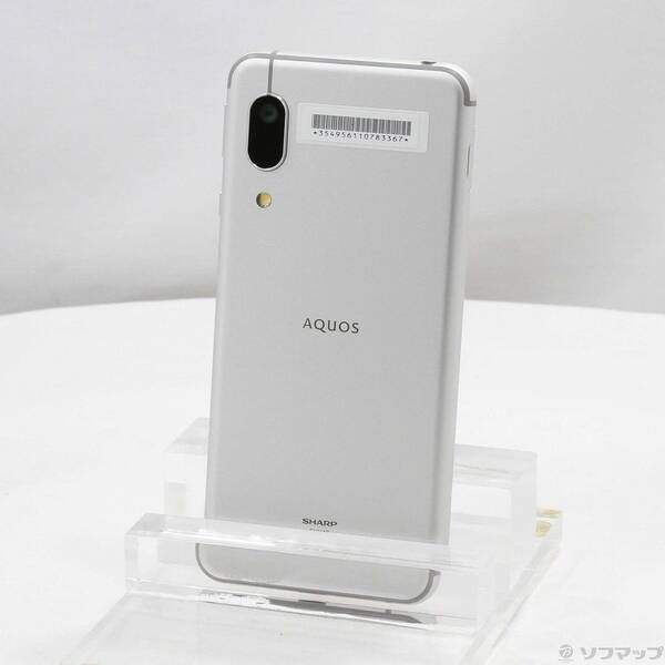 中古品〕 AQUOS sense3 basic 32GB シルバー SHV48 au【348 中古品〕 AQUOS sense3 basic 32GB シルバー SHV48 au【348
