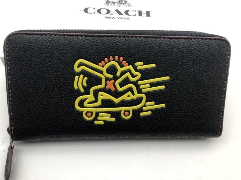 コーチ COACH 長財布 財布 シグネチャー アコーディオンラウンドジップウォレット新品 s193 F87107