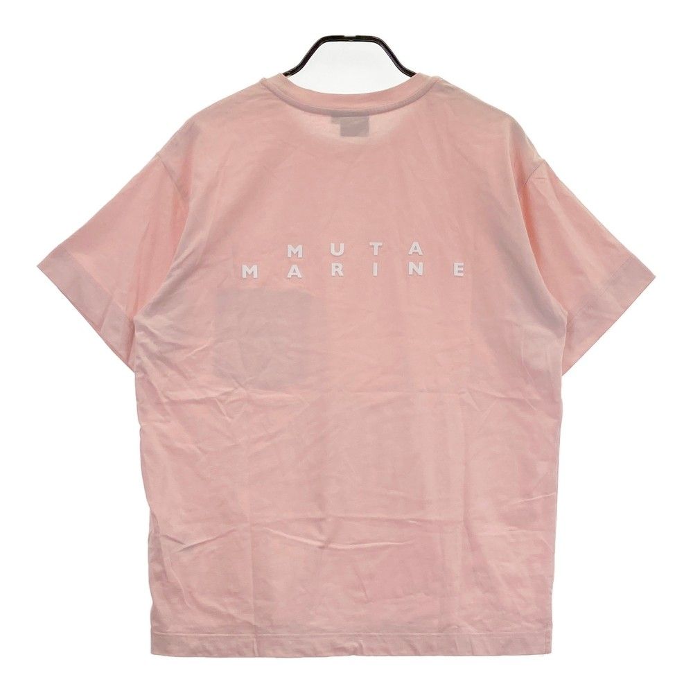 サイズ：5 MUTA MARINE ムータマリン  半袖Tシャツ  ピンク系 [240101472264] ゴルフウェア メンズ ストスト サイズ：5 MUTA MARINE ムータマリン 半袖Tシャツ ピンク系