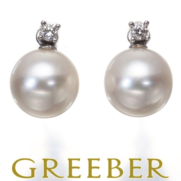 【即納】 TASAKI タサキ ピアス パール 真珠 6.8mm ダイヤ ダイヤモンド アクセサリー