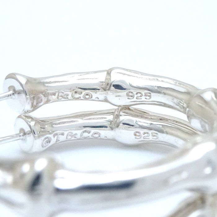 TIFFANY&Co. ティファニー バンブー フープ ピアス 2.7cm シルバー925
