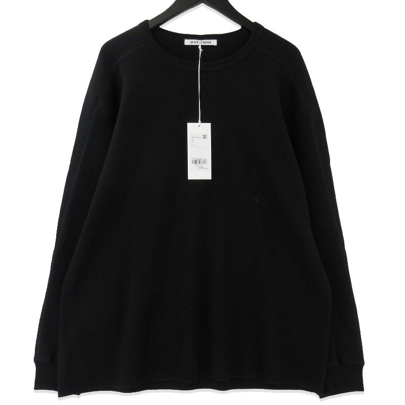 ♥ SEVEN BY SEVEN セブンバイセブン HEAVY WEIGHT THERMAL SHIRTS 800-5166112 サーマル ブラック 黒 L タグ付き 71013628