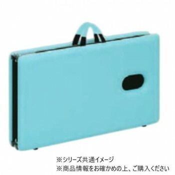高田ベッド製作所 有孔ムーブベッド 折りたたみ式ポータブルベッド 幅50×長さ180×高さ60cm スカイブルー TB-1007U
