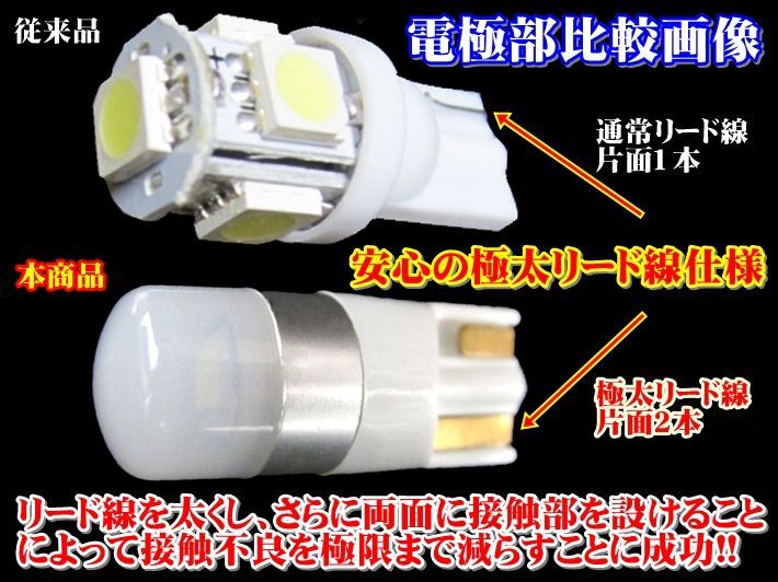 T10 LED ポジション ワンランク上の輝き 車種別設定 AZ-オフロード【AZ-OFFROAD】 JM23W H16.10 ～ T10 用  拡散レンズ スーパーホワイト - メルカリ