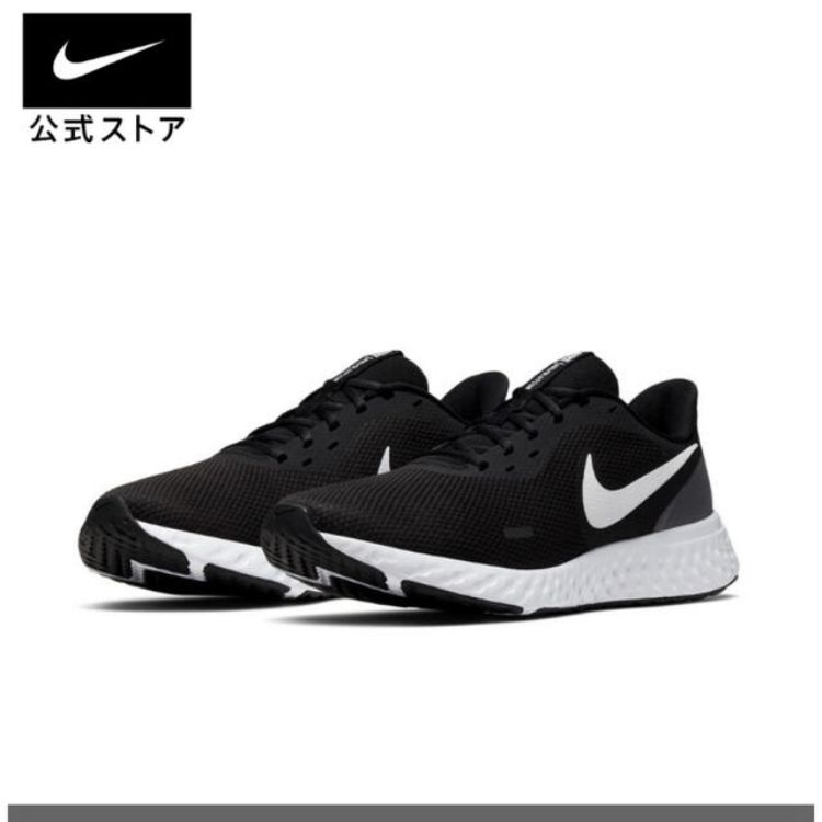 セール！新品NIKE レボリューション5 メンズ ランニングブラック