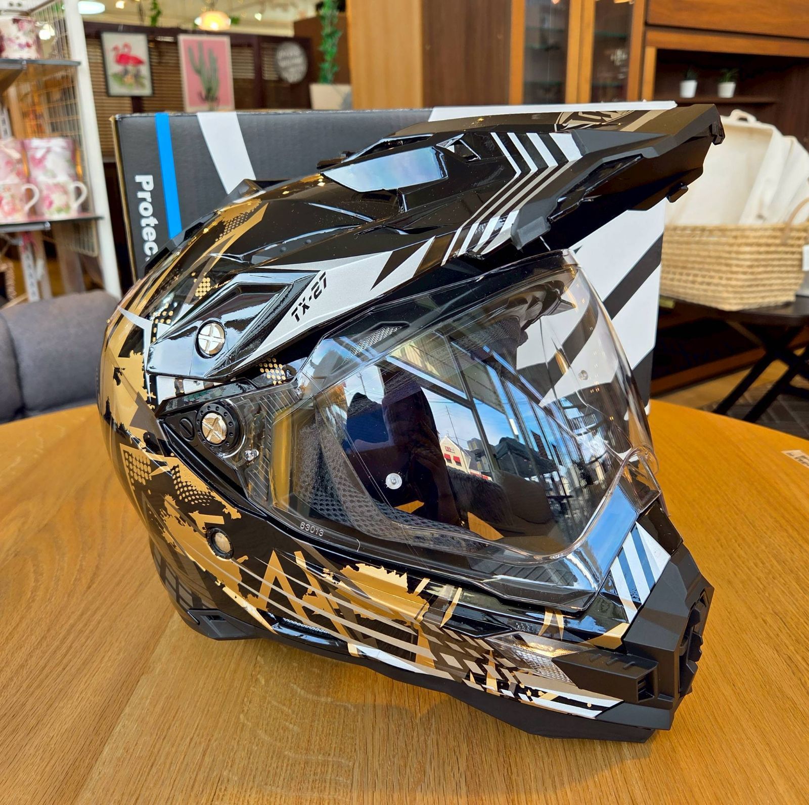 THH オフロードヘルメット XLサイズ TX-27 バイオーム ケイブ ブラック Biome Cave Black バイクヘルメット