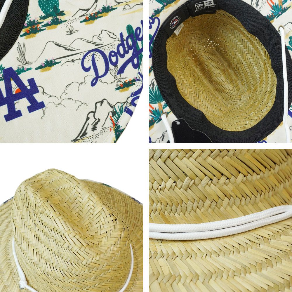 ロサンゼルス・ドジャース ストローハット セット NEW ERA ニューエラ ロサンゼルス ドジャース公式 STREW HAT ストロー