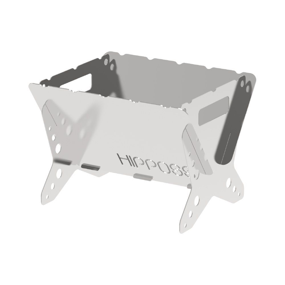 ナカバヤシ HIPPOSS ヒッポス 焚火台 S アウトレット シルバー HPS