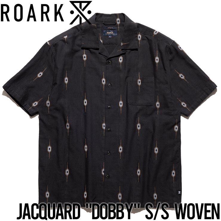 【送料無料】半袖シャツ THE ROARK REVIVAL ロアークリバイバル JACQUARD 