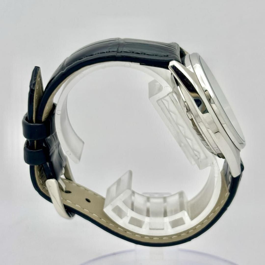  電池 SEIKO 5 セイコー５ 自動巻き メンズ 腕時計 ネイビー ベルト 自動巻き時計 腕時計(アナログ)