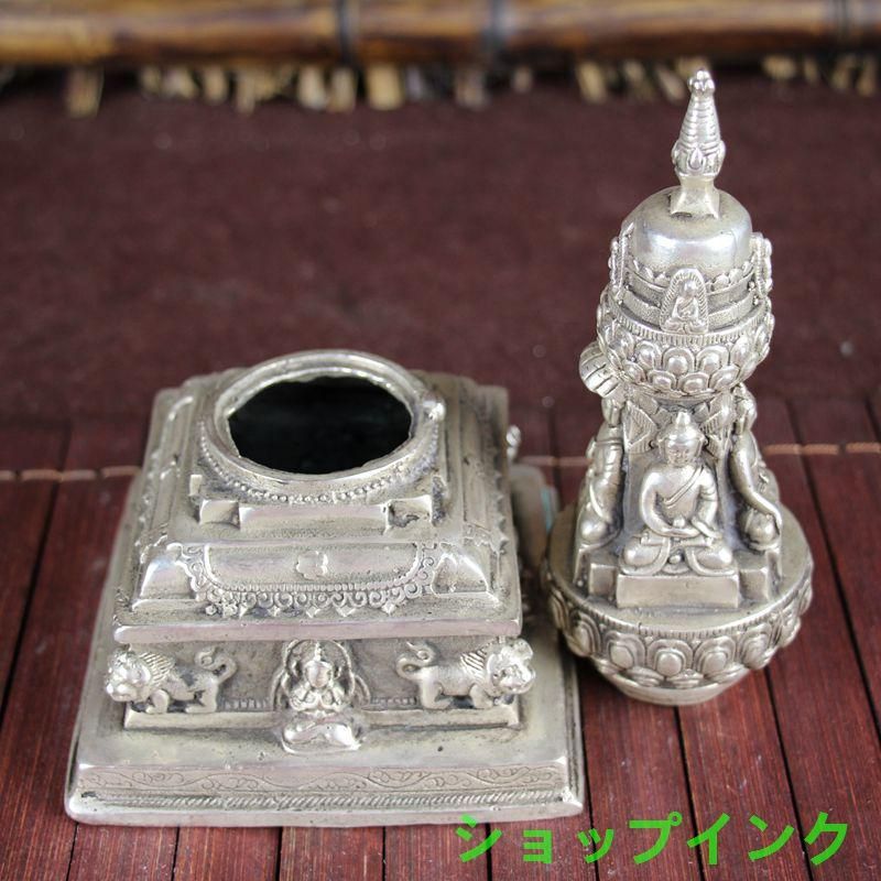 密教蔵仏舎利塔 工芸品 美術品 置物 密教蔵仏舎利塔 工芸品 美術品 置物 - メルカリ