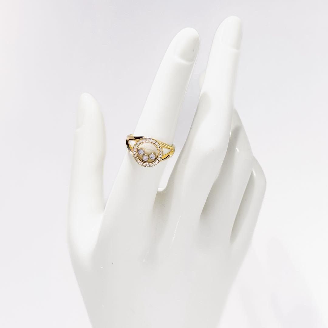 ⚪︎Chopard ショパール ハッピーダイヤ YG750 4.9g 11.5号 - メルカリ