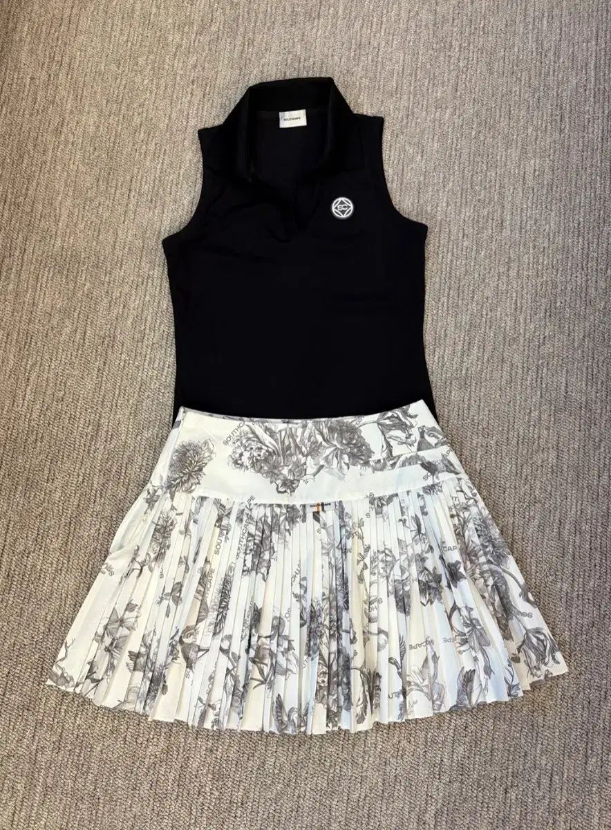 SOUTHCAPEゴルフレディース プリーツスカート ゴルフ SOUTHCAPE サウス