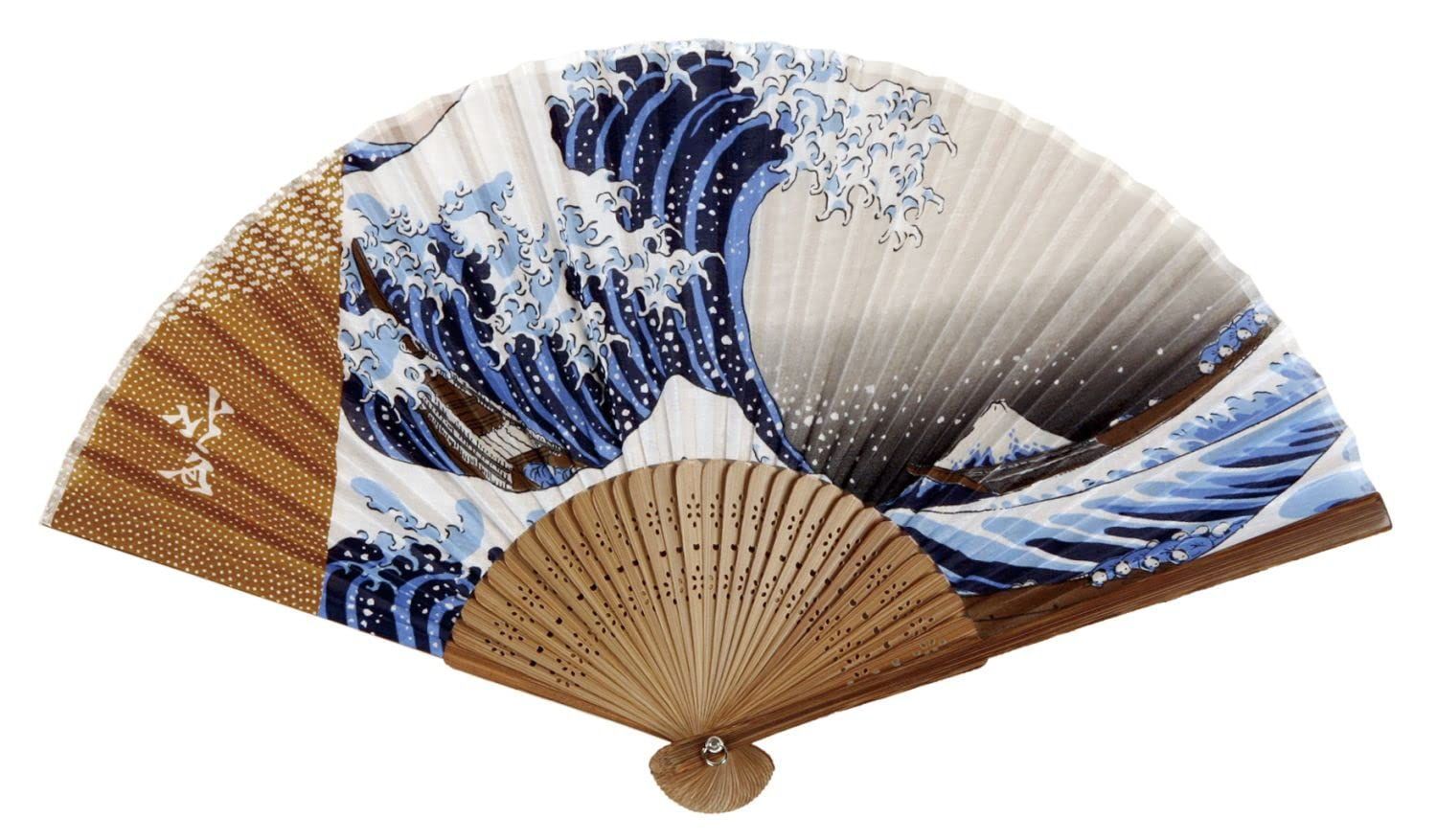 京彩 扇子 北斎 4743 和柄