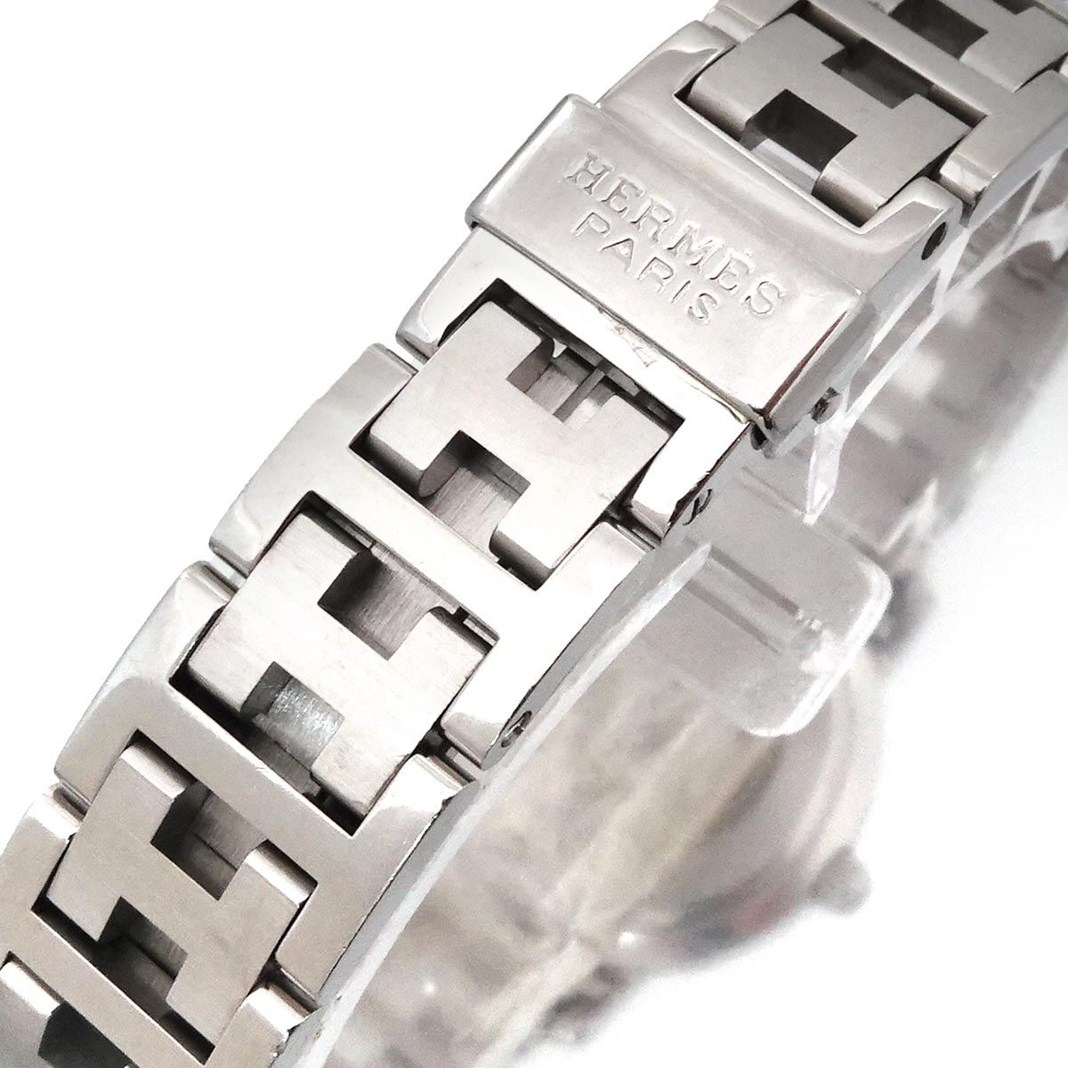 エルメス クリッパー CL3.210 クオーツ ホワイト レディース 時計 稼働 エルメス HERMES クリッパー CL4 210 ヴィンテージ レディース